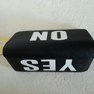 VEGAN  Leather Black Wallet.